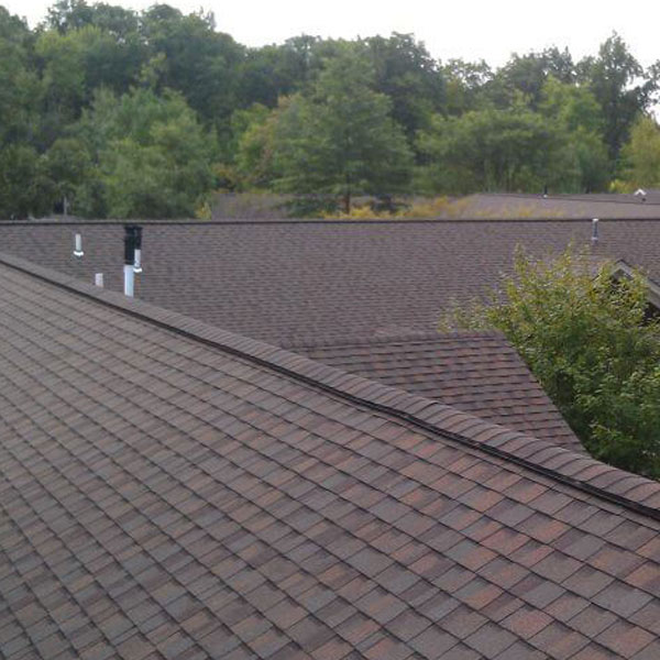 Custom roofing for Wake Robin in Shelburne, VT.