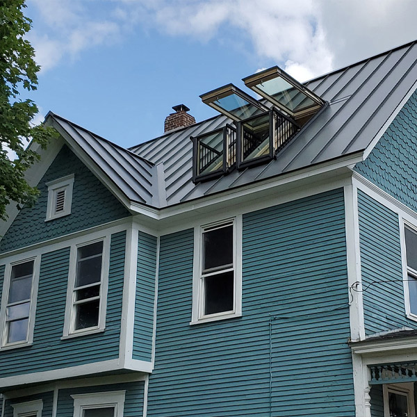 New siding and roofing on residential home